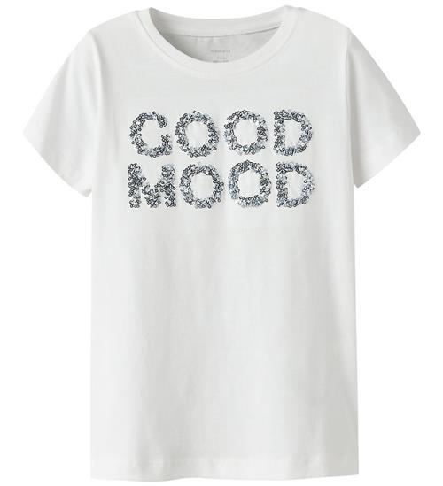 Name It T-shirt - NkfFinojo - Bright White/Good Mood