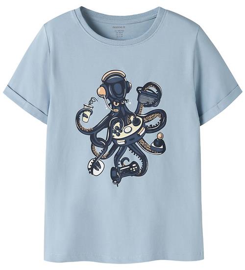 Name It T-shirt - NkmVux - Blue Fog/Gamer
