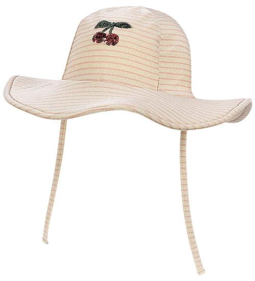 Konges Sløjd Badehat - Jade - Rose Stripe