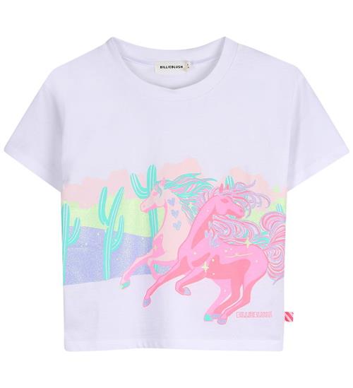 Billieblush T-shirt - Hvid m. Enhjørninger