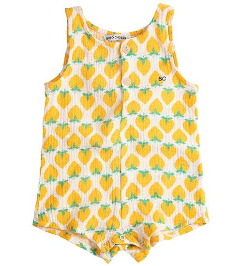 Bobo Choses Sommerdragt - Strawberry - Hvid