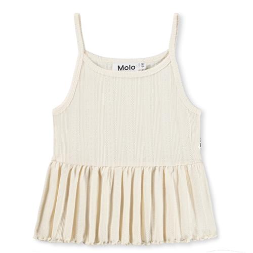 Molo GOTS Rany Tank Top Pearled Ivory  Pearled Ivory 134/140 cm  Creme  134/140 cm  kvinde