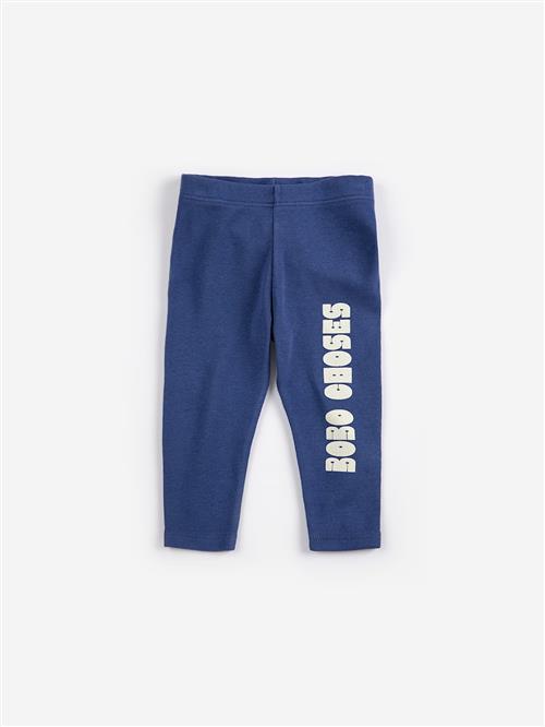 Bobo Choses Bobo Choses Modern Leggings Prussian Blue  Prussian Blue 9 months  Blå  9 måneder  unisex
