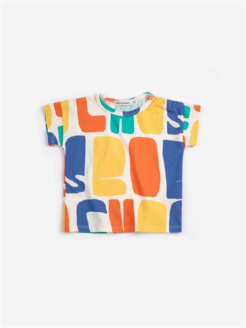 Bobo Choses Bobo Choses Color All Over T-shirt Multicolor  Multicolor 12 months  Creme  12 måneder  unisex