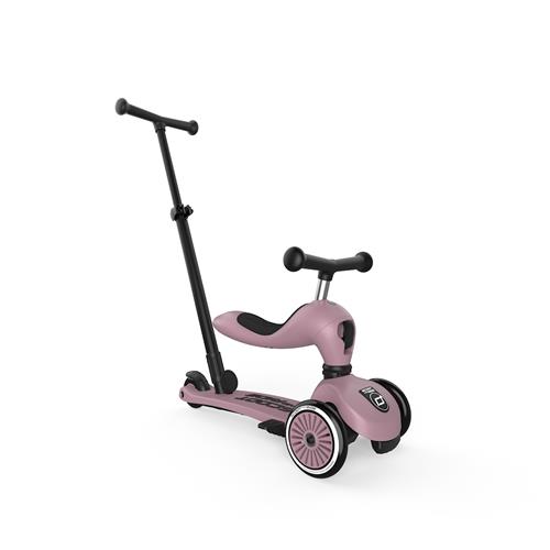 Scoot & Ride Highwaykick 1 Push & Go Løbehjul Wildberry  Wildberry-1-5 Y  Lyserød  1-5 år  unisex