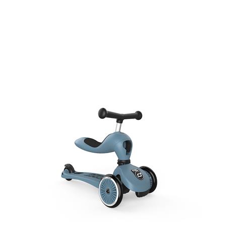 Scoot & Ride Highwaykick 1 Sparkcykel Steel  Steel-1-5 Y  Blå  1-5 år  unisex