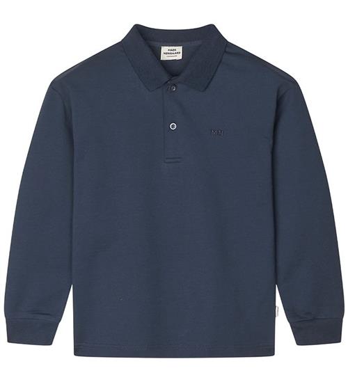 Mads Nørgaard Polobluse - Light Terry Jan - Sky Captain