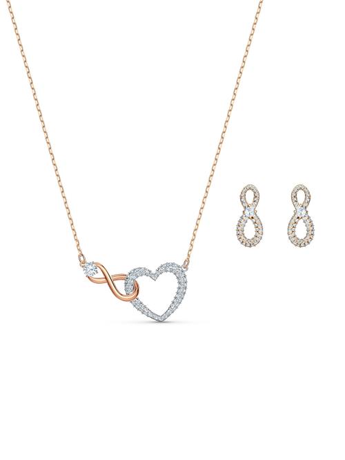 Swarovski Smykkesæt 'Hyperbola'  guld / sølv / transparent