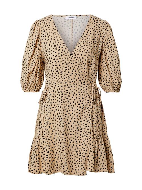 EDITED Kjole 'Gemma'  beige / sort