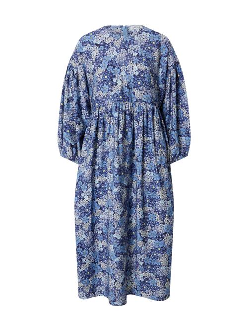 EDITED Kjole 'Trixi'  blå / marin / lyseblå / lysegul / hvid