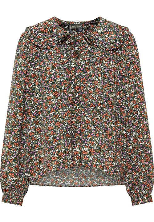 DreiMaster Vintage Bluse  grøn / lilla / rød / sort / hvid