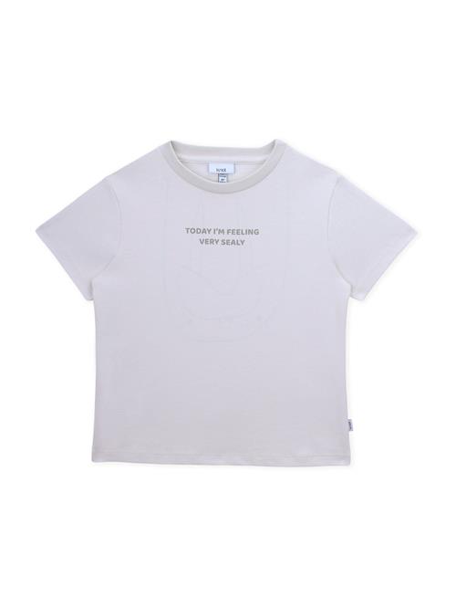 Se KNOT Shirts 'I am a Walrus'  grå / naturhvid hos About You