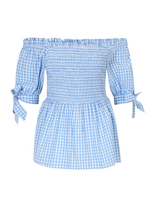 Dorothy Perkins Tall Bluse  himmelblå / hvid