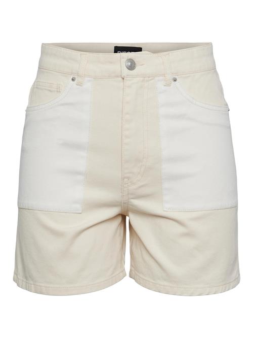 PIECES Jeans 'KAJA'  beige / hvid