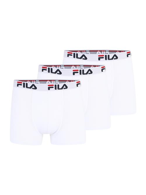 FILA Boksershorts  brandrød / sort / hvid