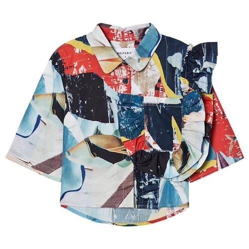 Se Wolf & Rita Carolina Blouse Shimmering Blues 6 Y    6 år  kvinde hos Babyshop