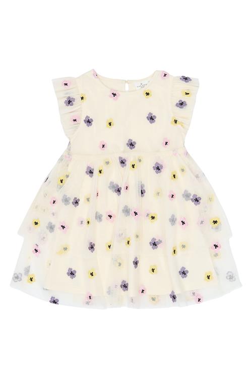 The New Siblings Svelda Kjole Gardenia Emb  Gardenia EMB-86 cm  Creme  86 cm  kvinde