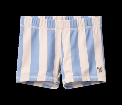 Wheat Swim Shorts Niki Bold Blue Stripe Bold Blue Stripe 128 cm  Blå  128 cm  kvinde