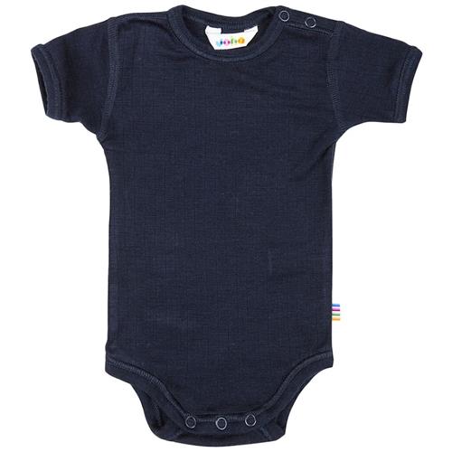 Joha Uld-bodysuit Navyblå Navy-60 cm Wool Marineblå  60 cm  unisex