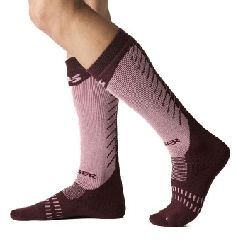 Seger Strømper Alpine Core Heavy Wool Socks Vinrød  merinould Str 40/42
