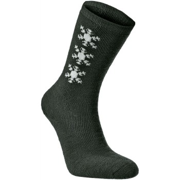 Seger Strømper Lillen Junior Sock Sort uld Str 31/33 Barn