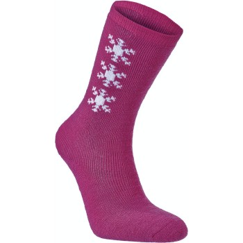 Seger Strømper Lillen Junior Sock Rosa uld Str 34/36 Barn