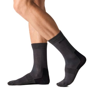 Seger Strømper Wanderer Light Wool Socks Antracit Str 37/39