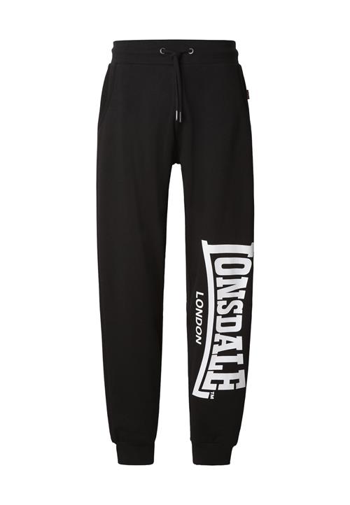 LONSDALE Bukser  sort / hvid