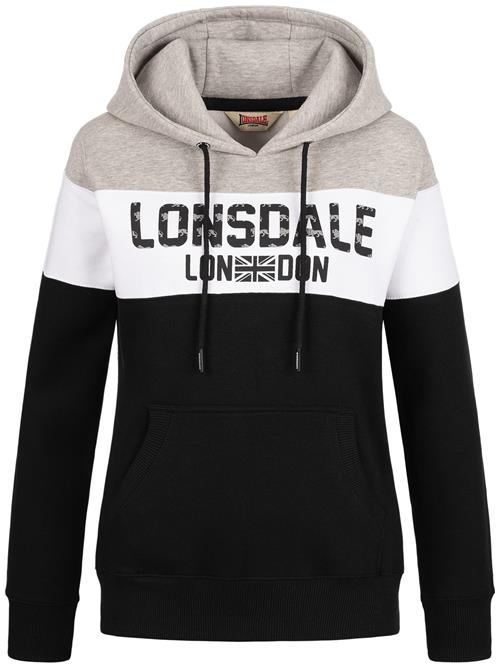 LONSDALE Sweatshirt 'Penbryn'  grå / sort / hvid