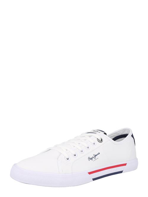Pepe Jeans Sneaker low 'Brady'  mørkeblå / rød / hvid