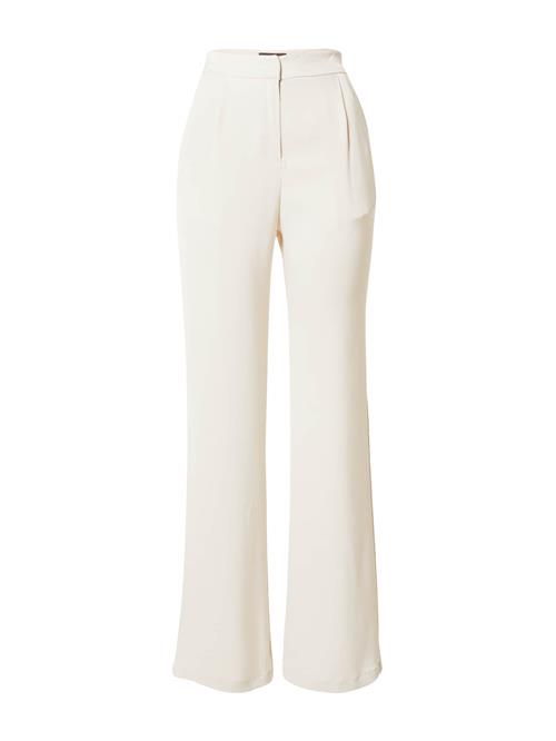 Misspap Bukser med lægfolder  creme