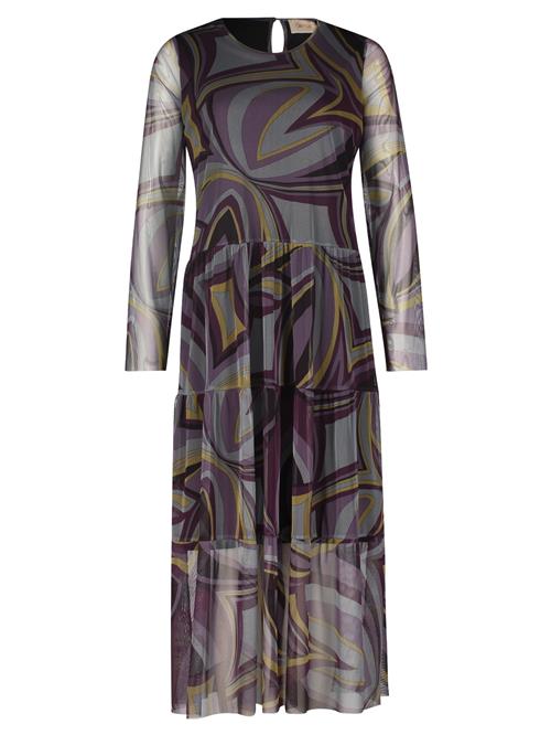 Cartoon Kjole  gul / bær / lyselilla / sort