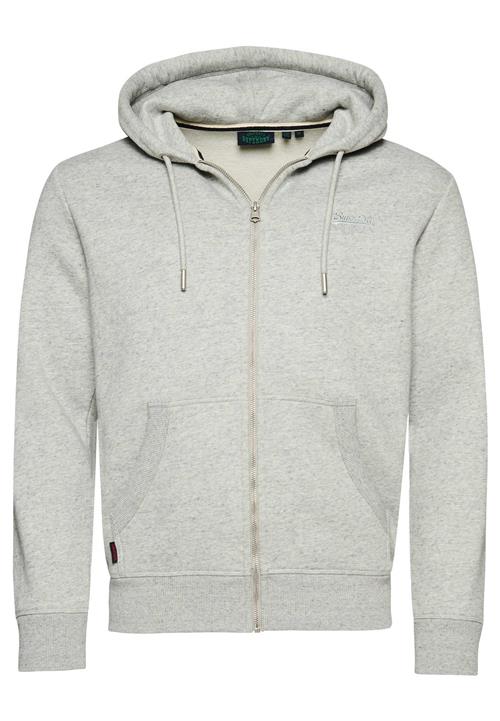 Superdry & Co Sweatjakke 'Essential'  lysegrå