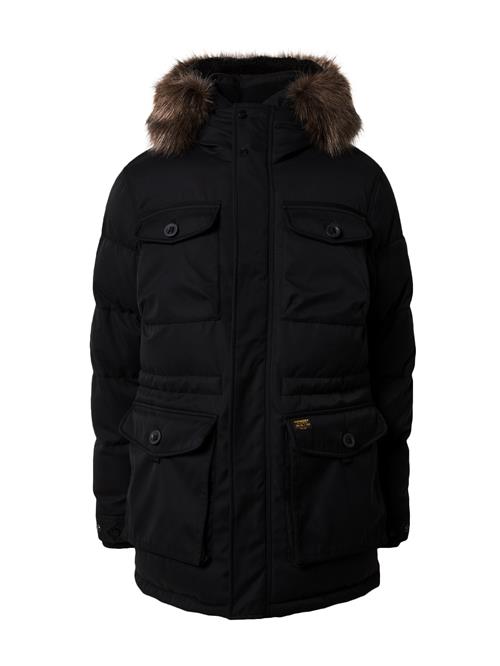 Superdry & Co Vinterparka 'Chinook'  lysebrun / sort