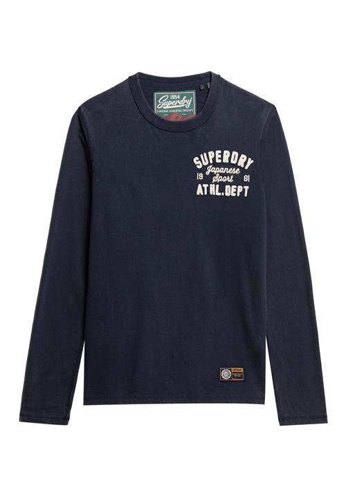 Superdry & Co Bluser & t-shirts 'Vintage Athletic'  marin / hvid