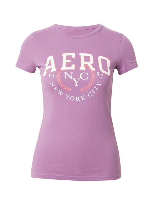 AÉROPOSTALE Shirts  lavendel / laks / hvid