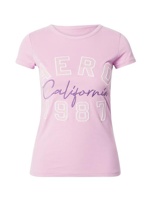AÉROPOSTALE Shirts 'CALIFORNIA 1987'  blomme / lavendel / hvid