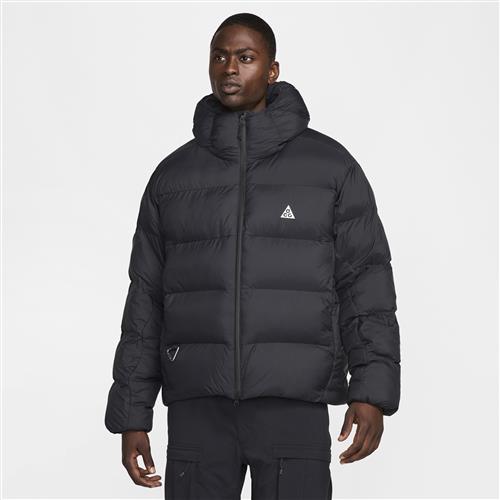 Løstsiddende Nike ACG "Lunar Lake" PrimaLoft® Therma-FIT ADV-jakke med hætte til mænd - sort