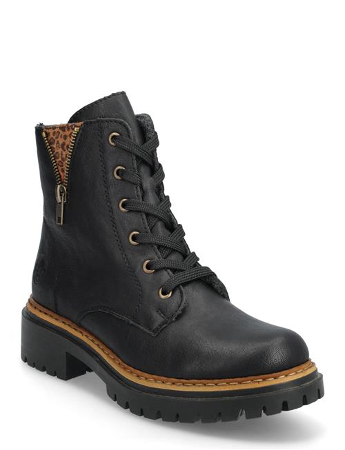 Rieker | Rieker Ladies Mid Height Boots 72617-00 Black | 42
