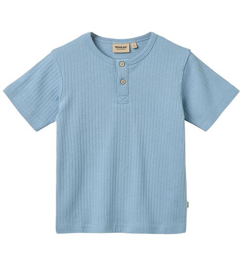 Wheat T-shirt - Rib - Lumi - Faded Denim