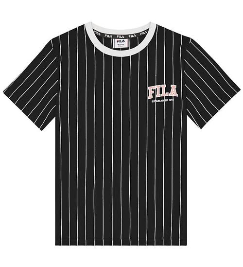 Fila T-shirt - Rifredi - Sort/Egret Striped