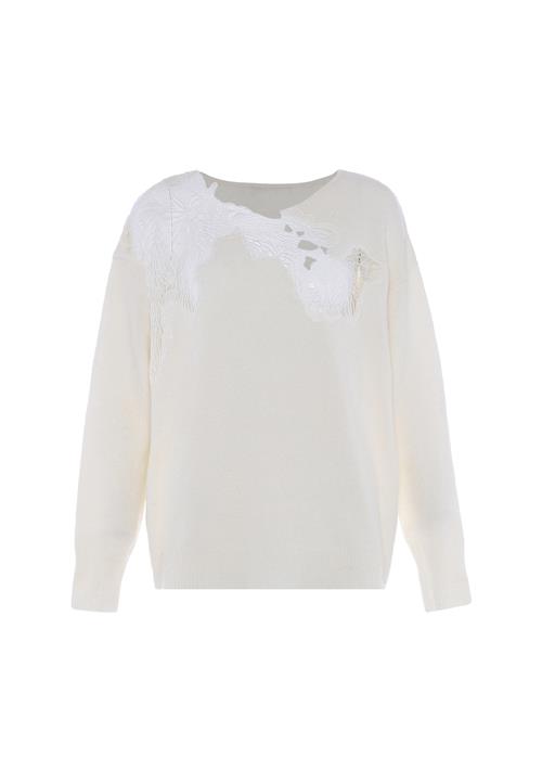 faina Pullover  hvid / naturhvid