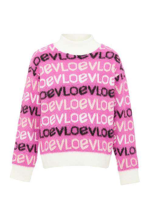 ebeeza Pullover  pink / sort / hvid