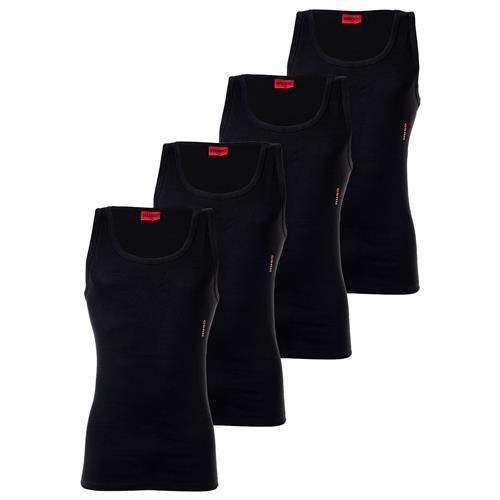 HUGO Undertrøje  rød / sort