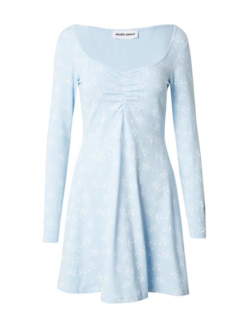 studioselect Kjole 'Tara'  lyseblå / hvid