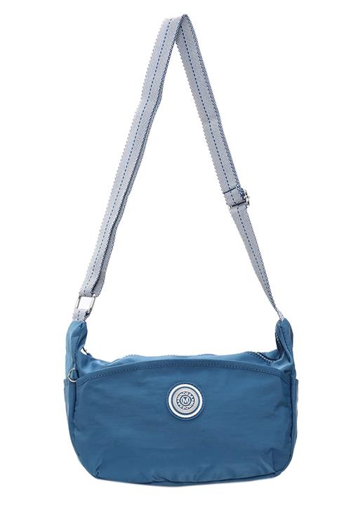 Mindesa Skuldertaske  himmelblå / hvid
