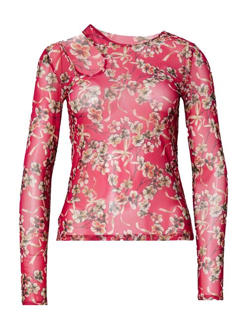 HUGO Shirts 'Damecia'  sand / brun / pitaya / hvid