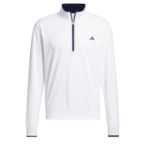 ADIDAS GOLF Sportsweatshirt 'Lightweight Half-Zip'  sort / hvid