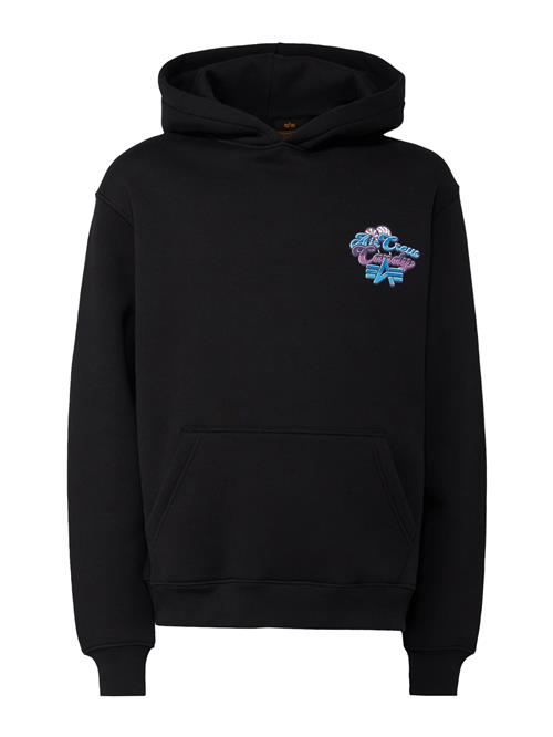 ALPHA INDUSTRIES Sweatshirt 'Candy'  blå / lilla / sort