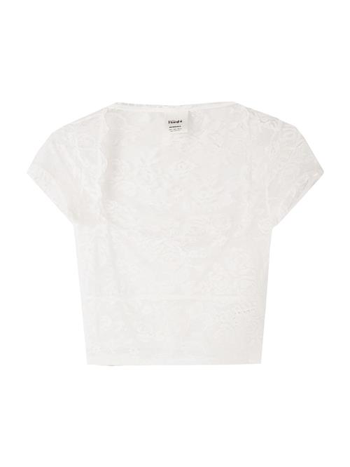 Bershka Shirts  magenta / sort / offwhite